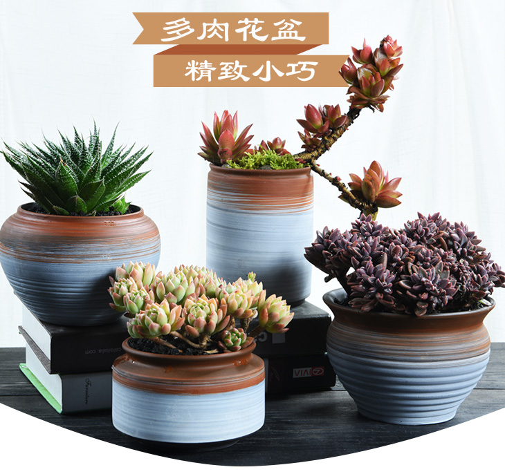 The Purple sand flowerpot ceramic old running of large special offer a clearance take tray creativity more than other small household bracketplant, the flowerpot