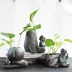 Sáng tạo nước thủy canh bình hoa container hoa cây chậu nước chậu hoa chậu phòng khách trang trí nhỏ - Vase / Bồn hoa & Kệ