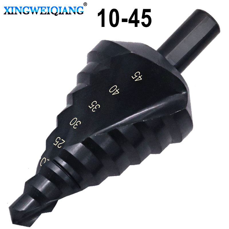 10-45mm Nitriding Ladder Drill Triangular Shank Spiral Groove Drill Bit Drill Pagoda Drilling drill