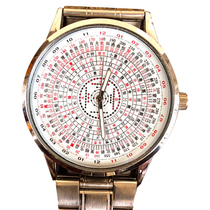 Mens compass watch Feng Shui Yi watch Wu rabbit choose a day 12 hours three-in compass customized