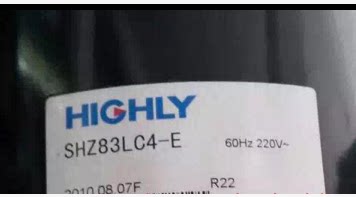 SHZ83LC4-E RB231SHJ single phase 208V-200V 60HZ New original equipment compressor