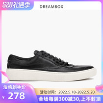 Mens board shoes Han version 100 lap retro low help sports casual shoes genuine leather thick bottom heightening black shoes mens wave shoes