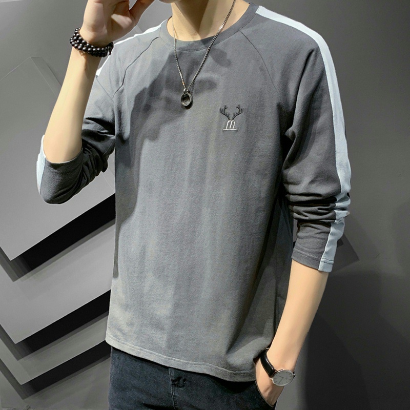 Clearance Sale Long-Sleeve T-Shirt for Men, Spring and Autumn, Loose Fit, Versatile, Round Neck, Men's Top, Base Layer, Sweatshirt Clearance Sale Long-Sleeve T-Shirt for Men, Spring and Autumn, Loose Fit, Versatile, Round Neck, Men's Top, Base Layer, Sweatshirt