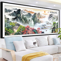  2021 Diamond painting Fuchun mountain residence map full of diamonds stickers diamond cross stitch diamond embroidery new embroidery living room landscape landscape painting