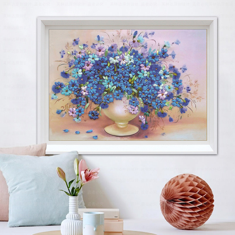 Diamond painting full drill 2021 new cross stitch embroidered bedroom small piece small yourself embroidered with diamond living room