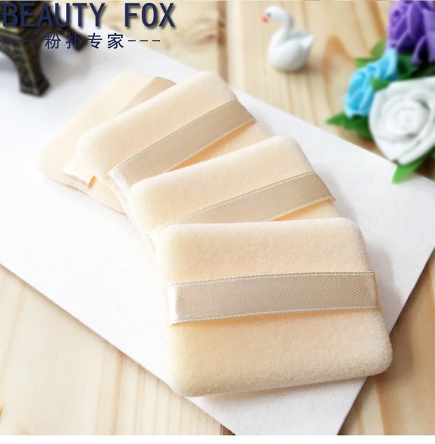 Beauty Beauty Makeup Công cụ trang điểm Square Loose Powder Đặc biệt thay thế Flocking Puff Powder Puff đặc biệt - Các công cụ làm đẹp khác gel kích mí mắt