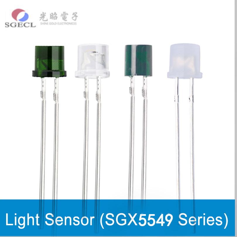 5mm环保型光敏电阻&mdash;光敏传感器：SG5549系列 可用于光控玩具、灯