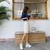 Dụng cụ quần short nữ mùa hè lỏng lẻo bf gió thủy sinh viên quần giản dị Hồng Kông phong cách hip-hop ins thể thao năm quần - Quần short quần short nữ lưng cao ống rộng Quần short