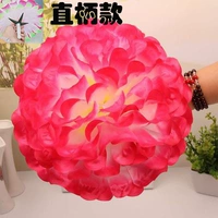 Прямая ручка ткань (глубокая розовая)