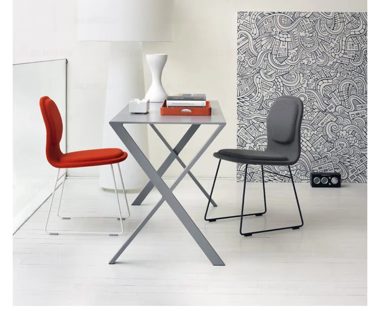 JuLanMake đồ nội thất thiết kế theo phong cách Bắc Âu hiện đại tối giản bàn kim loại bàn BAMBI bàn giải trí Bàn đàm phán - Bàn
