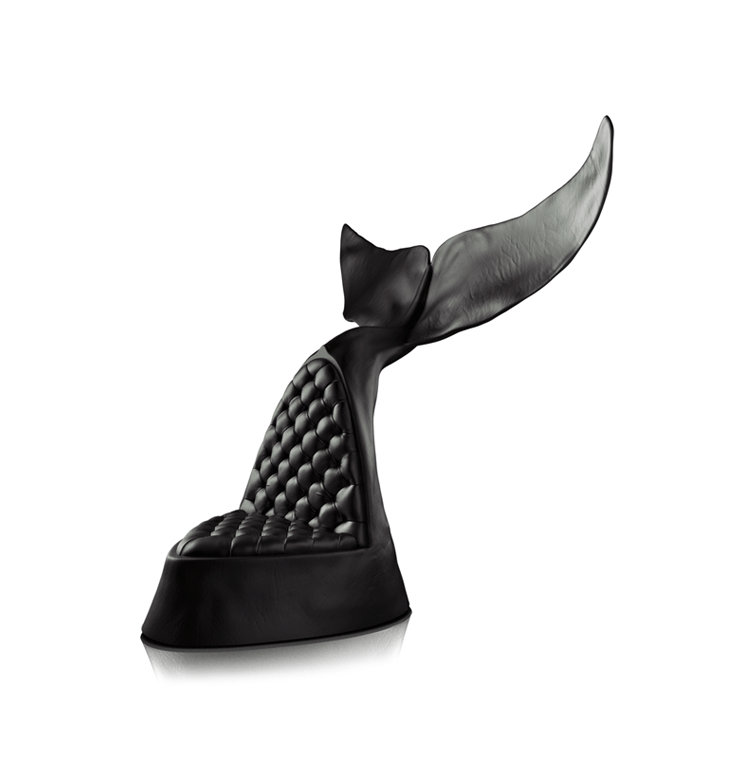 JuLanMake thiết kế ban đầu đồ nội thất WHALE CHAIR ghế cá voi FRP ghế sofa sáng tạo - Đồ nội thất thiết kế ghế bố thư giãn