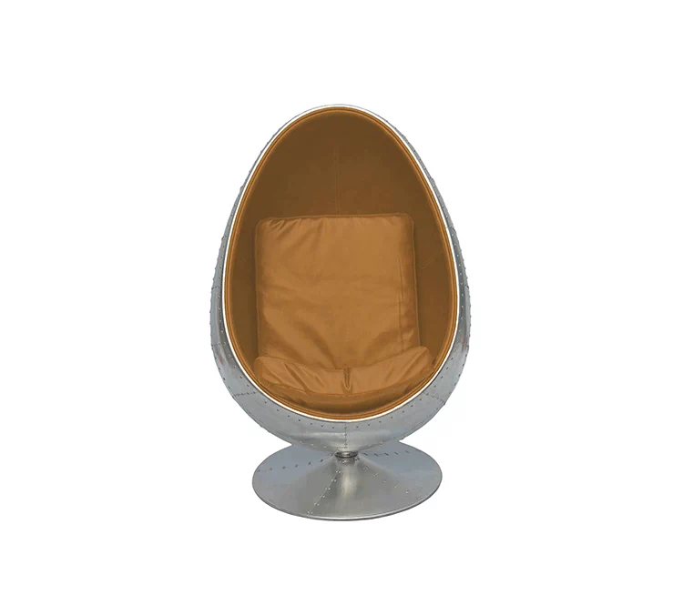 JuLanMake thiết kế nội thất theo phong cách công nghiệp SPITFIRE EGG POD CHAIR ghế nhôm không gian - Đồ nội thất thiết kế ghế văn phòng