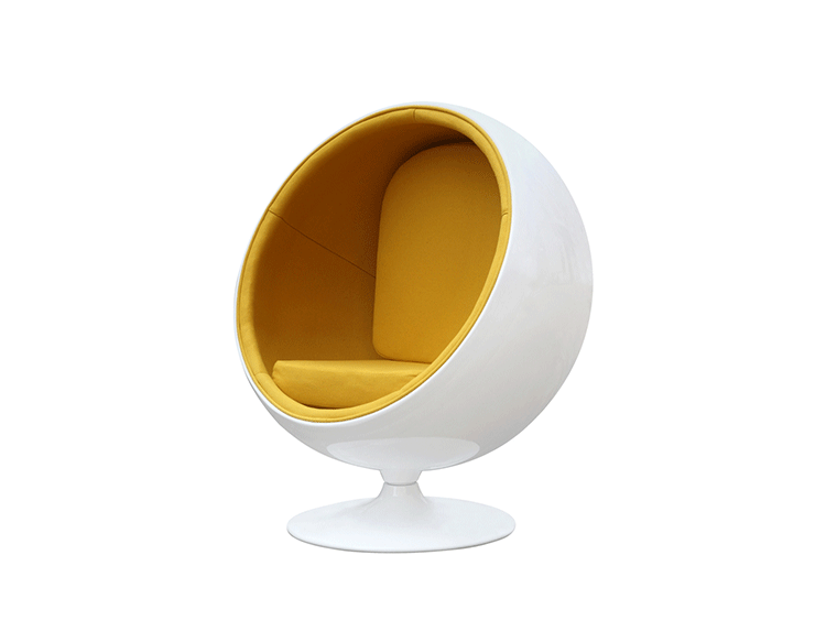 JuLanMake thiết kế nội thất cổ điển BALL CHAIR bóng ghế nhập khẩu FRP phong cách giải trí ghế tựa - Đồ nội thất thiết kế ghế tựa bệt