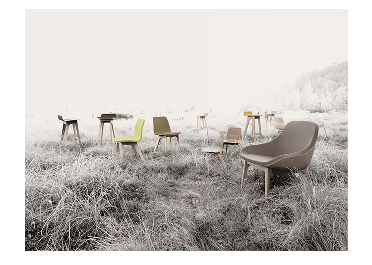 JuLanMake thiết kế nội thất MORPH LOUNGE ARMCHAIR biến dạng ghế nghiên cứu ghế phòng chờ - Đồ nội thất thiết kế