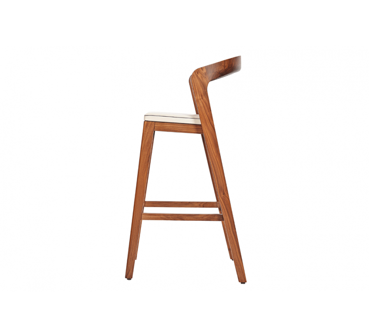 JuLanMake Đồ gỗ rắn Bắc Âu Thiết kế nội thất CHƠI TRÒ CHƠI Chơi Bar Stool High Bar Ghế - Giải trí / Bar / KTV ghế quầy bar có lưng tựa