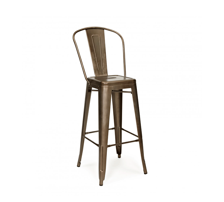 JuLanMake thiết kế nội thất theo phong cách công nghiệp TOLIX CAO BACK BAR STOOL thanh sắt - Giải trí / Bar / KTV