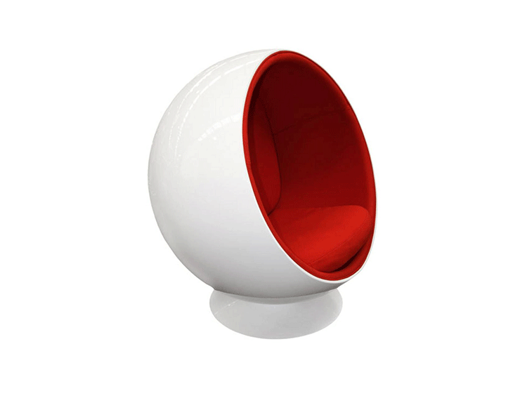 JuLanMake thiết kế nội thất cổ điển BALL CHAIR bóng ghế nhập khẩu FRP phong cách giải trí ghế tựa - Đồ nội thất thiết kế ghế tựa bệt