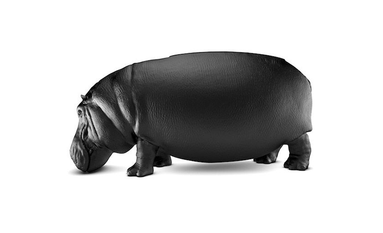 JuLanMake nội thất thiết kế ban đầu HIPPOPOTAMUS CHAIR ghế hà mã FRP ghế phòng chờ - Đồ nội thất thiết kế ghế nằm