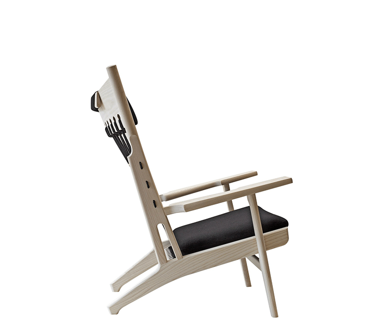 Hakka tùy chỉnh Bắc Âu rắn gỗ thiết kế đồ nội thất ghế web / ghế lưới Trung Quốc dệt ghế phòng chờ mẫu ghế sofa