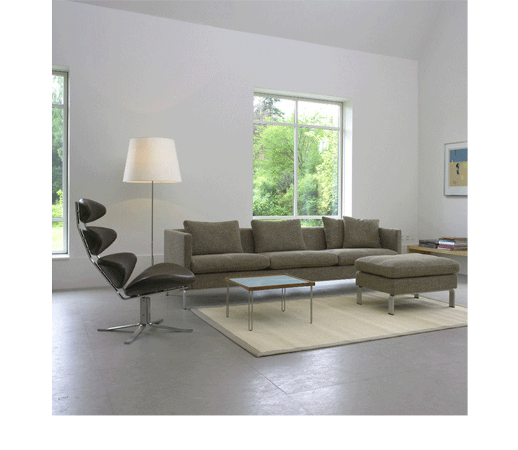 阑 Thiết kế sáng tạo đồ nội thất ghế corona / ghế phòng chờ vương miện ghế sofa da
