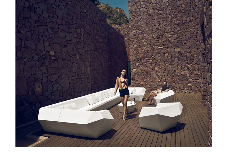 阑 Nội thất thiết kế sáng tạo Sofa bàn FAZ / Bàn cà phê CRP Bàn cà phê ngoài trời