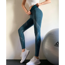 Yoga pants womens hips high waist large size wear gym fat MM running elastic tightness quick-drying sports fitness clothes