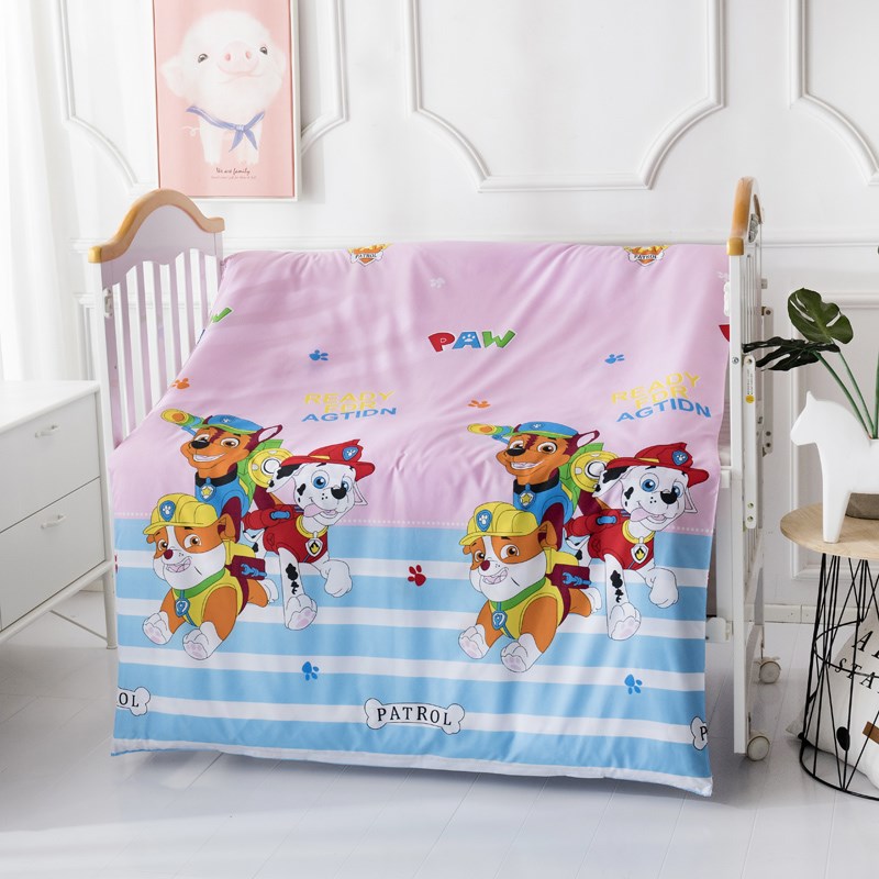 Chăn trẻ em một mảnh mẫu giáo trẻ mẫu giáo 1,2m bé hoạt hình chăn cát không bông 120 × 150cm - Quilt Covers chăn lụa tơ tằm