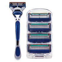 (Five layers) Universal Front 5 manual razor blade razor head Fengyin beard razor beard razor