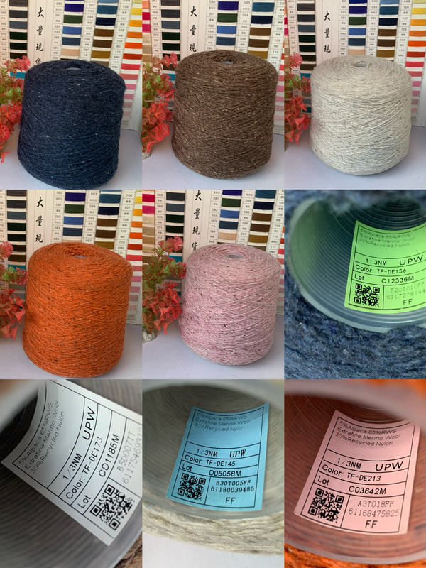 Upw Cashmere-Like Floral Pattern 5% Alpaca Wool 65% Merino Wool 30% Viscose Blend, the Texture Is Plump after Washing Upw Cashmere-Like Floral Pattern 5% Alpaca Wool 65% Merino Wool 30% Viscose Blend, the Texture Is Plump after Washing