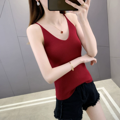 Бюстгальтер-топ, белая короткая трикотажная майка топ без рукавов, 2020, популярно в интернете, облегающий крой, эффект подтяжки