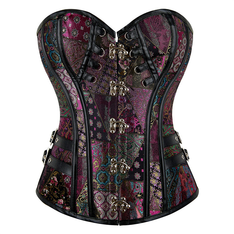 Emily's new Purple Retro Gothic Palace Punk Windcourt Statue blouse ladies closeted with sleeveless corset-Taobao