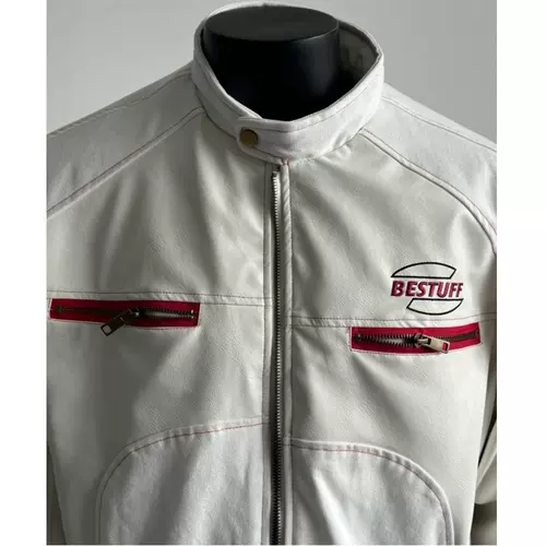 Полиуретановая куртка, гоночный автомобиль, в американском стиле