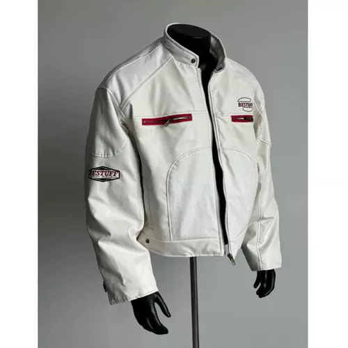 Полиуретановая куртка, гоночный автомобиль, в американском стиле