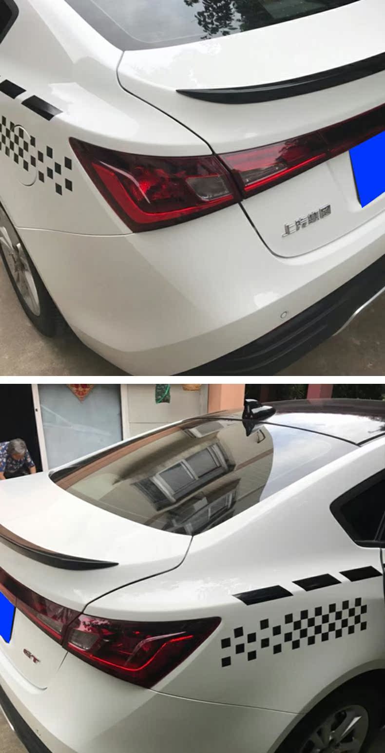 Dành riêng cho cánh đuôi MG GT Ruashing 15-17 MG GT Ruashing sơn đục lỗ không có đuôi ngang cánh lướt gió mazda 3 2020