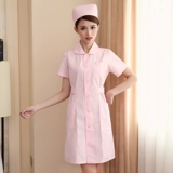 Униформа медсестры, розовый белый халат, кукла для работы, большой размер, кукольный воротник