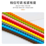 Силиконовые кабельные стяжки с веревкой, мощный универсальный шнур питания