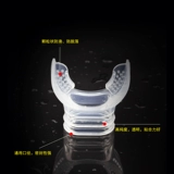 Силиконовая дыхательная универсальная трубочка, насадка, прорезыватель для снорклинга, прозрачное силиконовое снаряжение, дайвинг