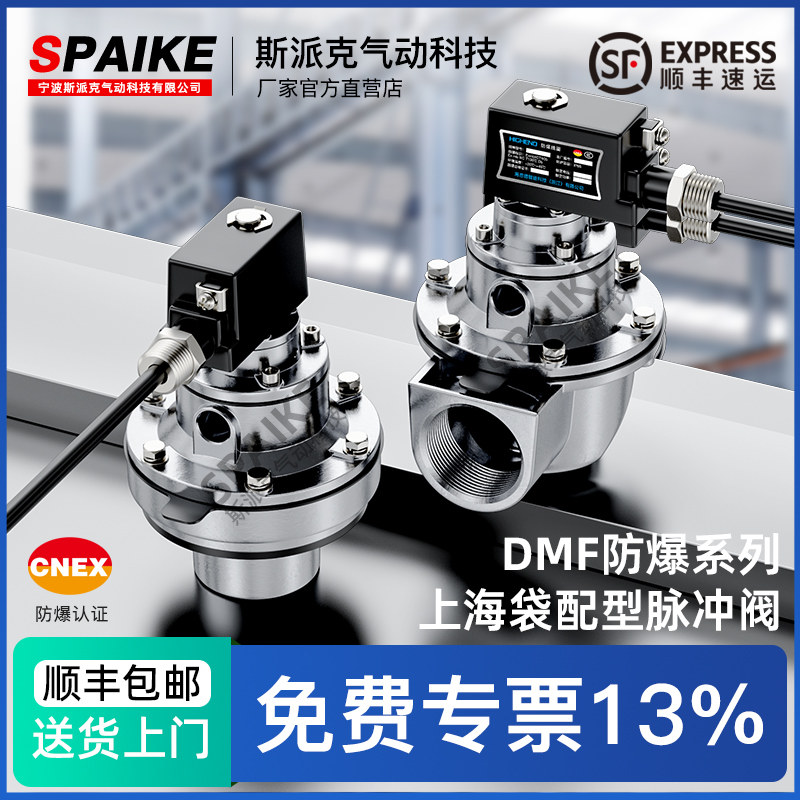 CT4防爆电磁脉冲阀DMF-Z-20/25/40/50/62/76S直角淹没式1寸2寸3寸