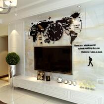 Wall clock living room room home watch new Chinese atmosphere Hall creative clock decoration home indoor front desk new room