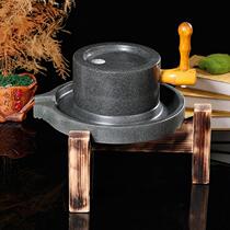 Stone grinding pulping Chinese style rural old stone grinding manual plate small household household grinding round grinding machine grinding