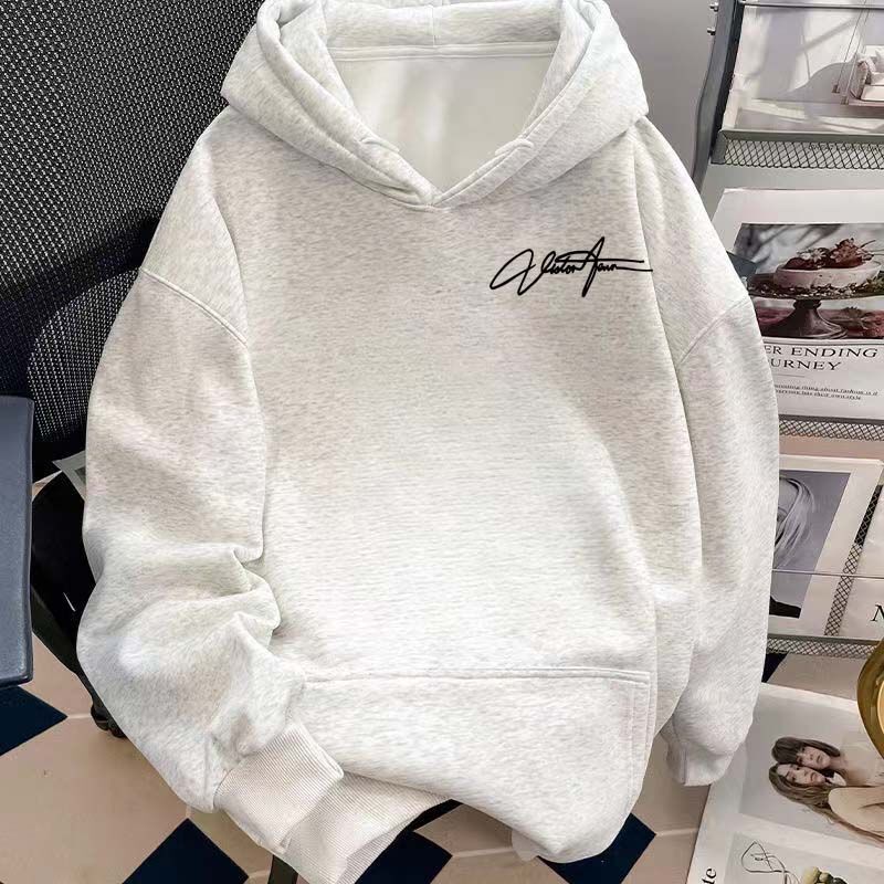 American-Style Hooded Sweatshirt for Men and Women, 2026 Spring, Autumn, and Winter, Thickened High Street Fashion Brand, Loose and Lazy Style, Couple's Fleece Hoodie American-Style Hooded Sweatshirt for Men and Women, 2026 Spring, Autumn, and Winter, Thickened High Street Fashion Brand, Loose and Lazy Style, Couple's Fleece Hoodie