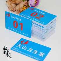 Custom-made number plate Number plate Table number plate Restaurant number plate Seat card Queuing number plate Queuing table card