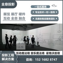 Wall Ground Interaction Projector Music Magic Radar Touch Multi Channel Fusion Exhibition Hall Interactive control system