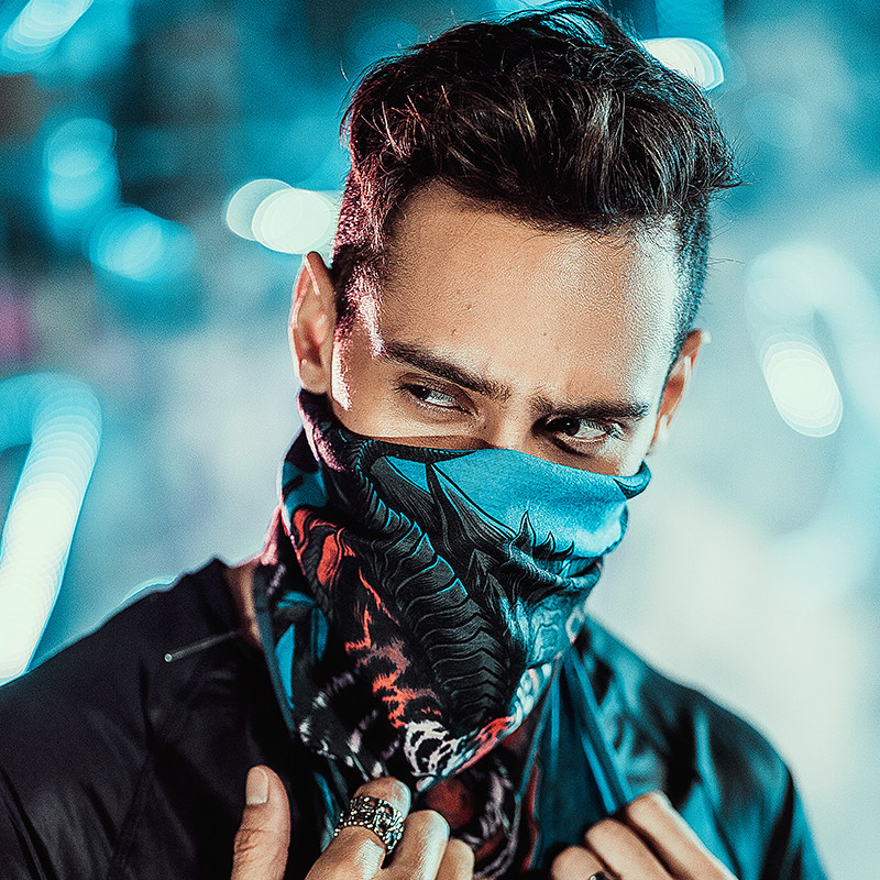 Moron Headscarf Riding Face Towel Locomotive Headscarf Ice Silk Summer Outdoor Windproof Mask Sunscreen Sunscreen Bike Towels