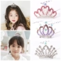 Zuo Tang Hàn Quốc trẻ em phụ kiện tóc chải tóc công chúa rhinestone vương miện kẹp tóc cô gái headband cô gái vương miện thẻ phát hành - Phụ kiện tóc băng đô nữ