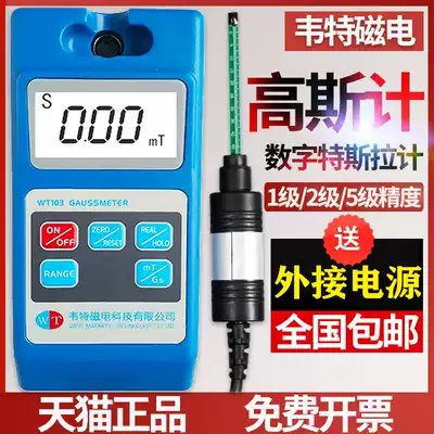 Waite WT103 digital Gauss meter 0 01mT Teslameter magnet magnetic field tester magnetometer meter