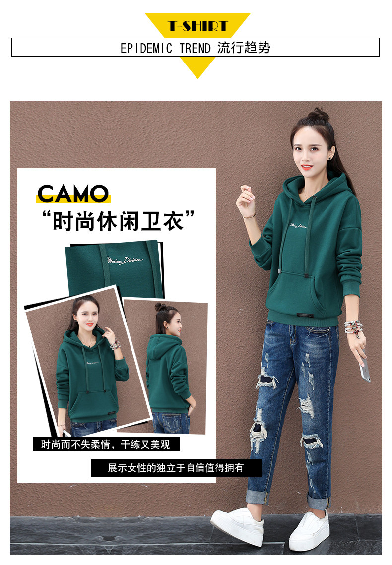 Sweatshirt femme - Ref 3216386 Image 8