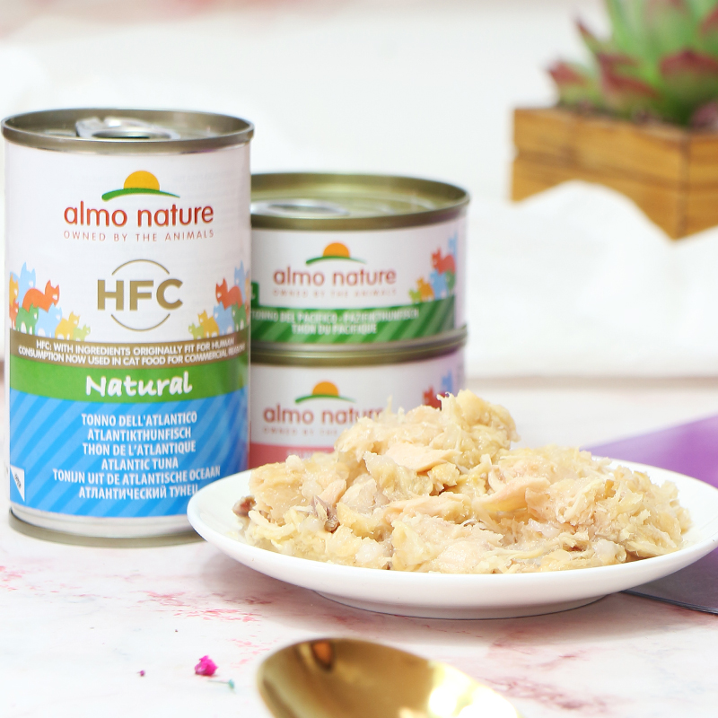 Earth Cat Pet Almo Thiên nhiên Mèo tự nhiên Đóng hộp 140g Mèo Snack Thức ăn ướt Cá biển - Đồ ăn nhẹ cho mèo hạt mèo catsrang