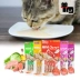 Tu Cat Pet Cat Tairo Cat Stick 5 Pack Coffee Bar Liquid Snack Pick mouth Cat Liquid Cream Cream Cat Snack Đồ ăn nhẹ cho mèo