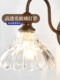 French Mid-Century Style Wall Lamp Bedroom Bedside Lamp 2025 New American Retro High-End Corridor Tv Wall Lamp
